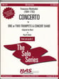 Concerto for One or Two Trumpets Concert Band sheet music cover